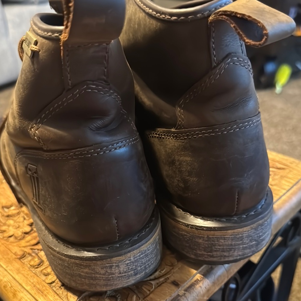 Harley-Davidson Men's Darrel Brown Leather Boots - Picture 7 of 8